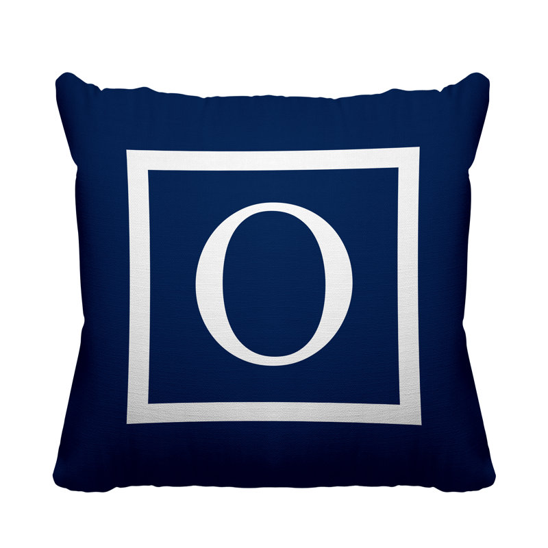 Coussin Colter, L 19 po x H 19 po, 19 po x l 19 po, Bleu marine