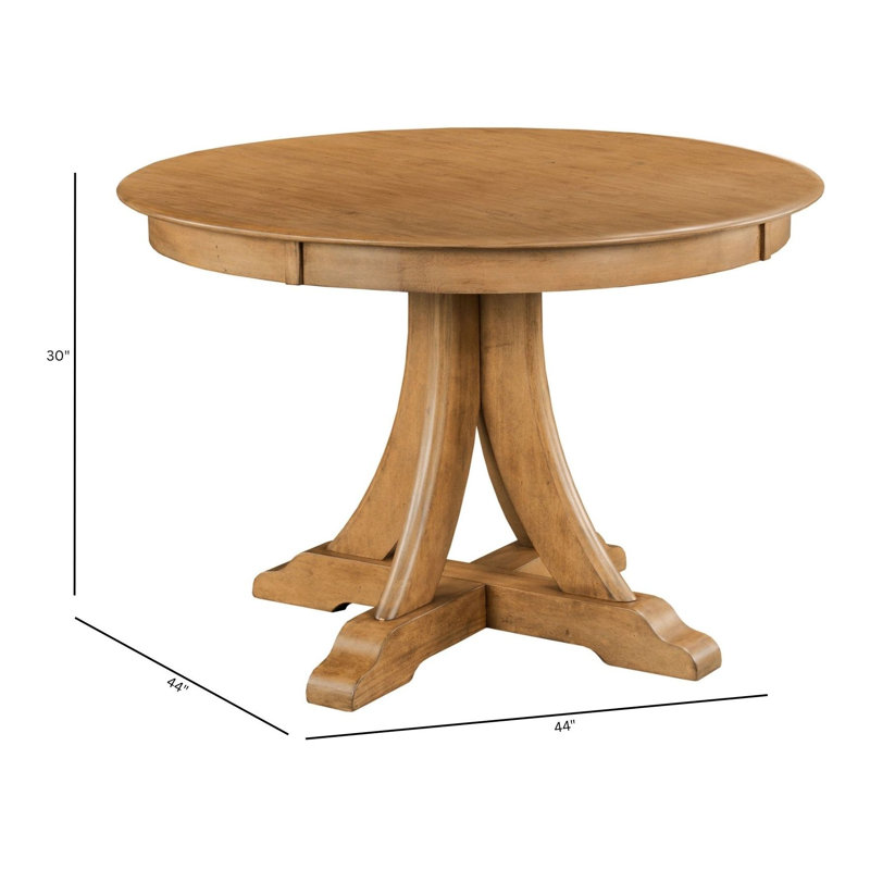 44" Round Quad Dining Table