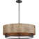 East Clevedon 5 - Light Steel Dimmable Drum Chandelier