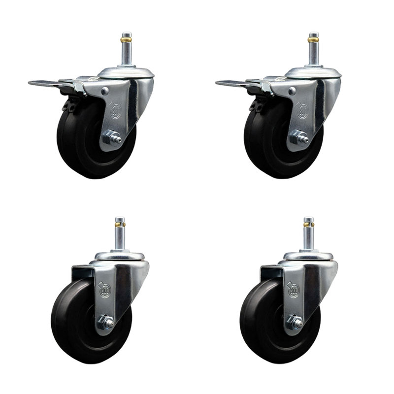 Soft Swivel Stem Caster Set