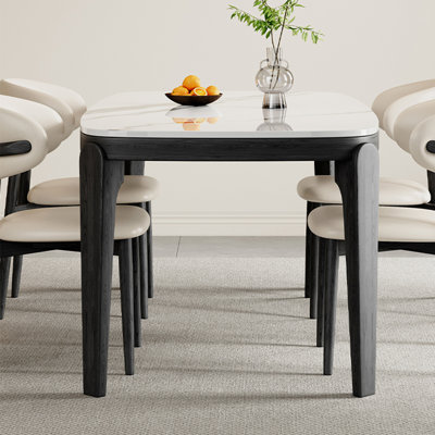 Modern minimalist dining table and chair set