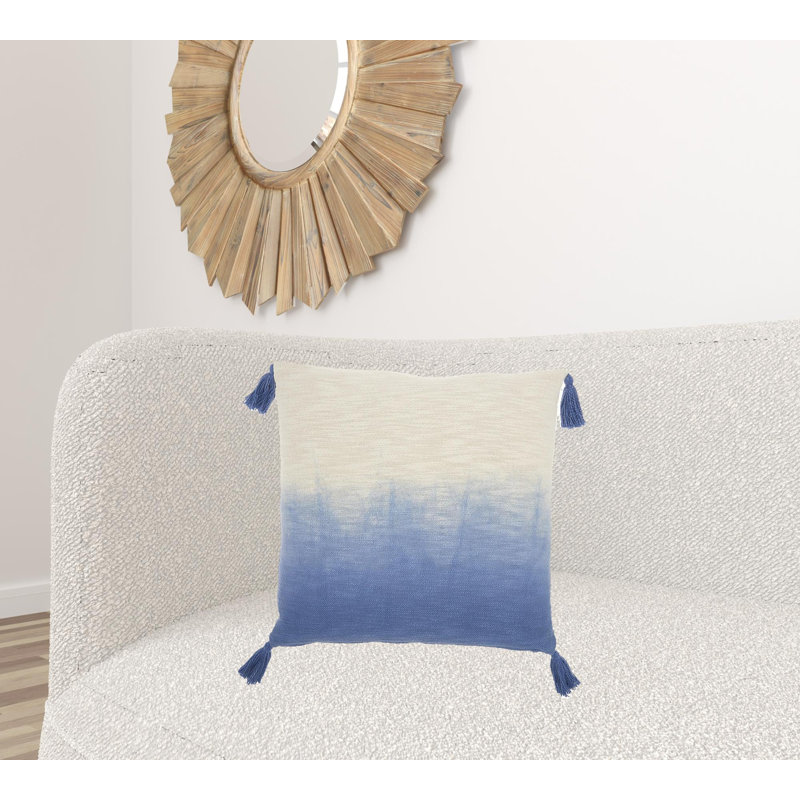 Coussin Ombre, Dégradé bleu
