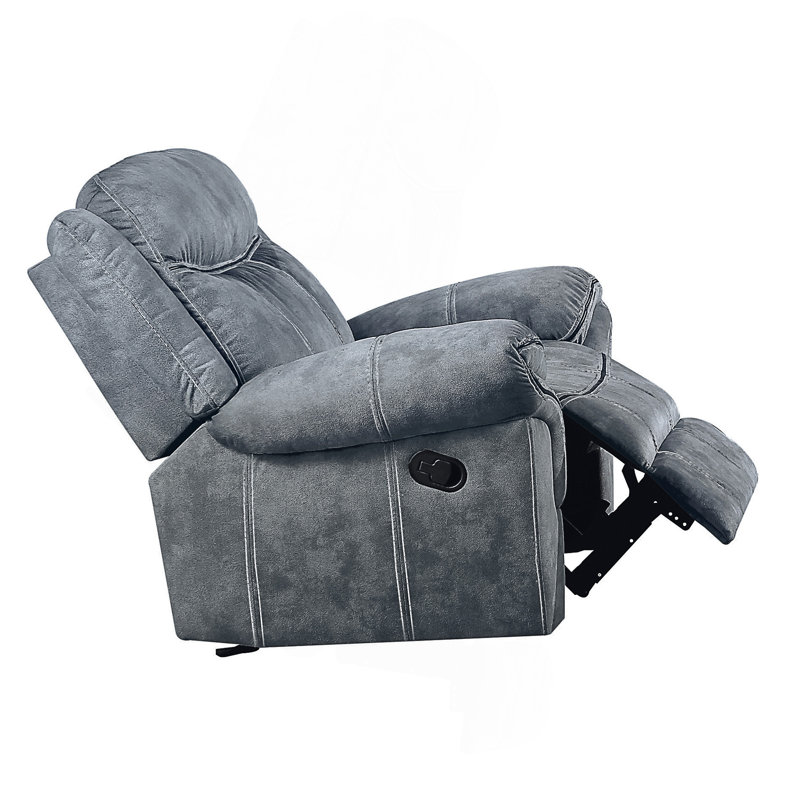 Ensemble de salon inclinable 3 pièces, Gris