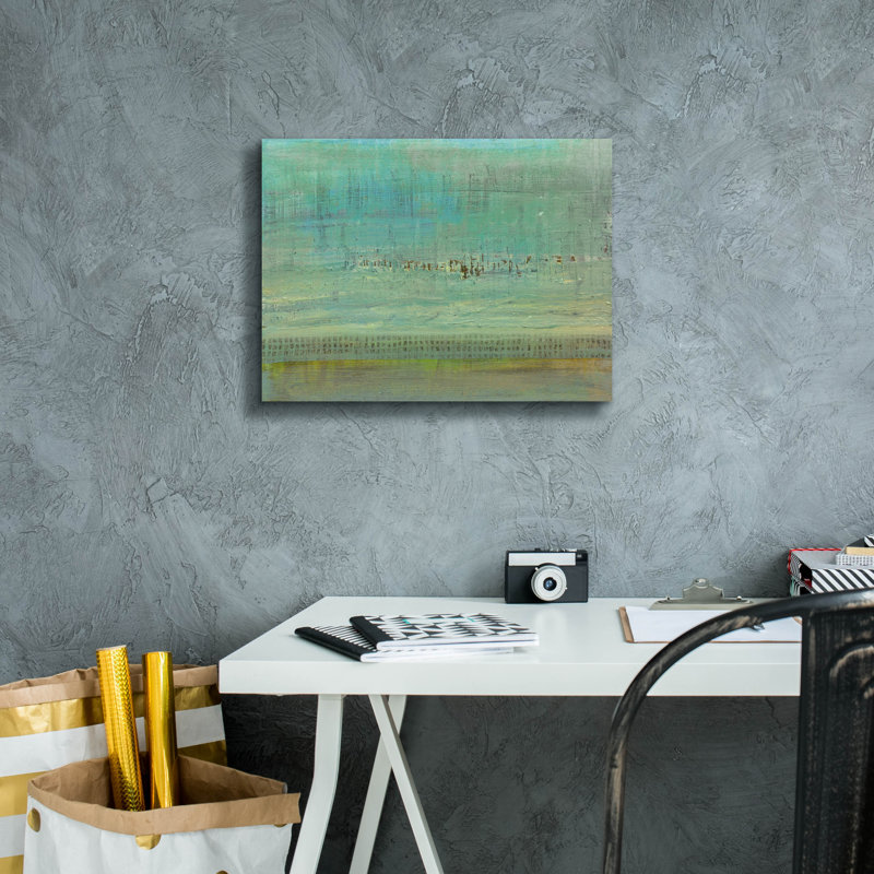 «Sandbar 1» par Alicia Ludwig, art mural sur toile, H 12 po x l 16 po x P 0,75 po