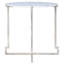 Salonika Marble Cross Legs End Table-134724245
