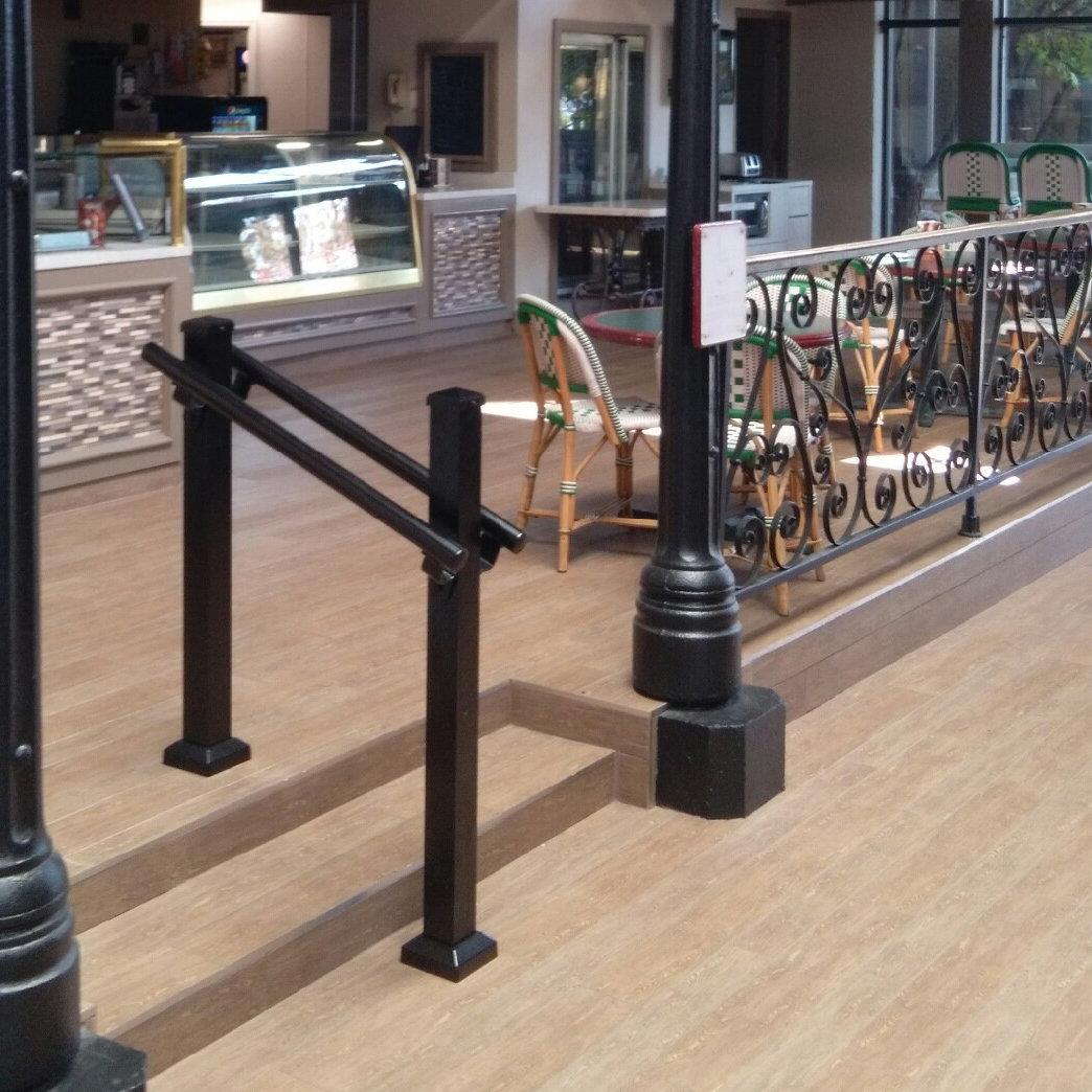 3' Handrail with End Caps ModVue 