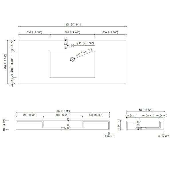 Dimensions du produit