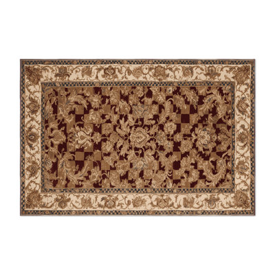 Tapis d'intérieur et d'extérieur brun français