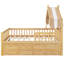 Twin House Bed with trundle and Fabric,White-1505818487-1505818490