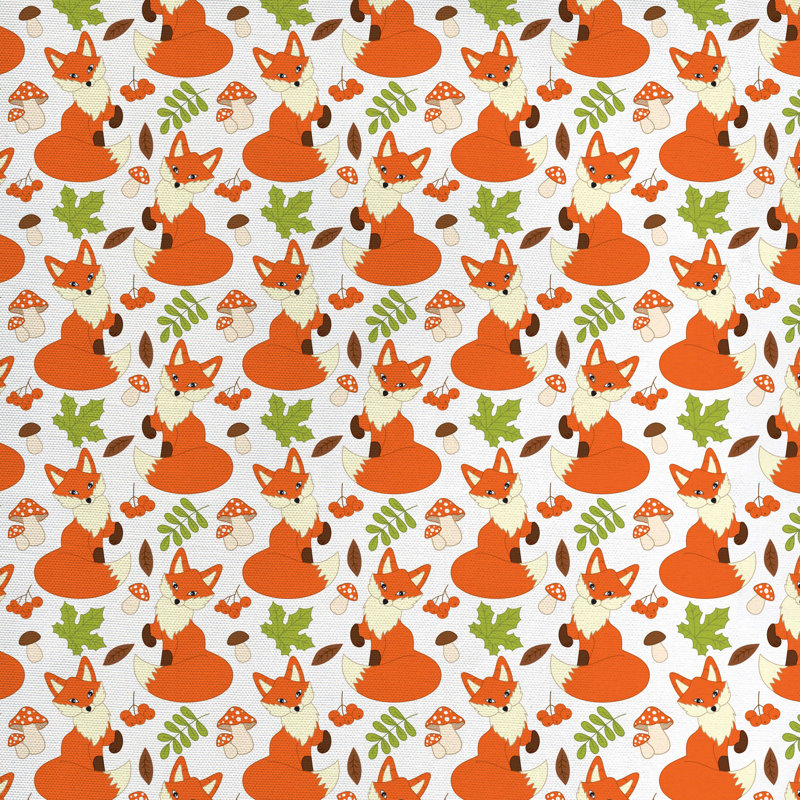 Tissu de fox, l 58 po x L 72 po
