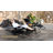 Set of 2 Outdoor Zero Gravity Chaise Lounge Chairs, Folding, Reclining Patio Seats with Cup Holder & Headrest-58706872