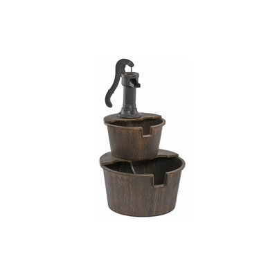 Timm Water Pump Barrel Fountain Water Feature