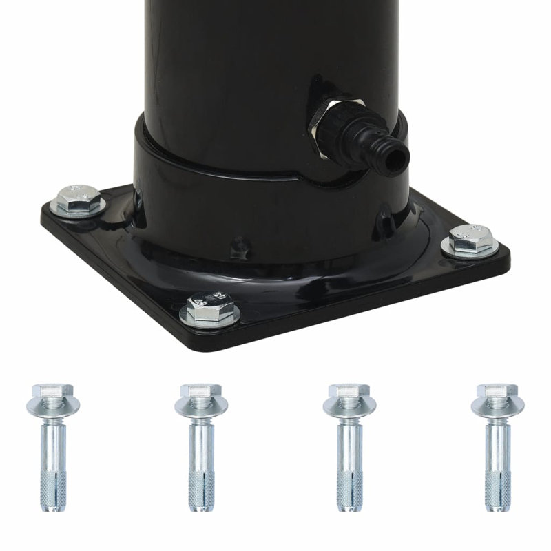 Tavernier Solar Shower Black 220 cm