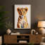 Young Lion Cub Modern - Wrapped Canvas-1340372584-1340372590