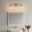 3-light Dimmable Vanity Light With Seeded Glass Globes-437922057