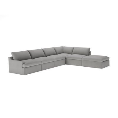 Wrenley 6-Piece Slipcovered Modular Sectional Right Hand Facing by Birch Lane