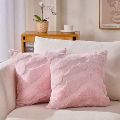 Faux Fur Throw Pillow