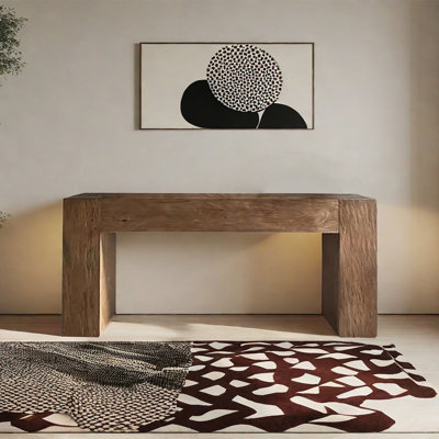Retro Solid Wood Console Table