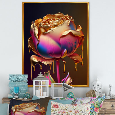 «Bromelton Rainbow Peony», impression sur toile