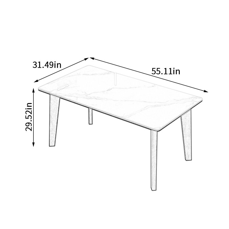 Folco, H 29,52 po x L 55,11 po x l 31,49 po