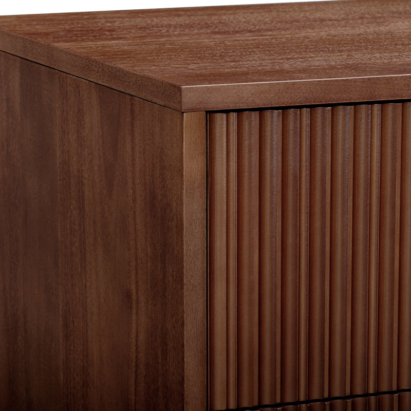 Commode 5 tiroirs Tremolo, Walnut