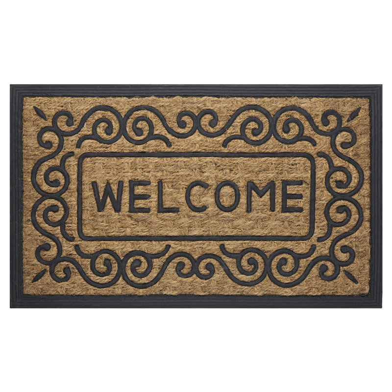Défilement de 30 po x 18 po tapis pour porte d’extérieur