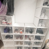 The Twillery Co.® Aurelio Foldable Shoe Storage Box Plastic in