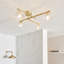 Myakka Glass Semi Flush Mount-1816180769-1816180768