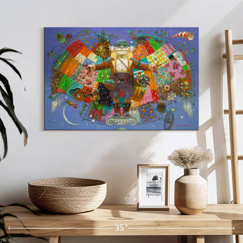 Optimist, 16" H x 24" W