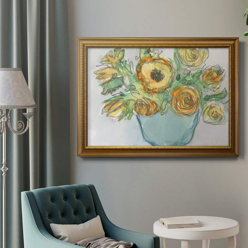 " Spring Floral Accent II " Painting Print