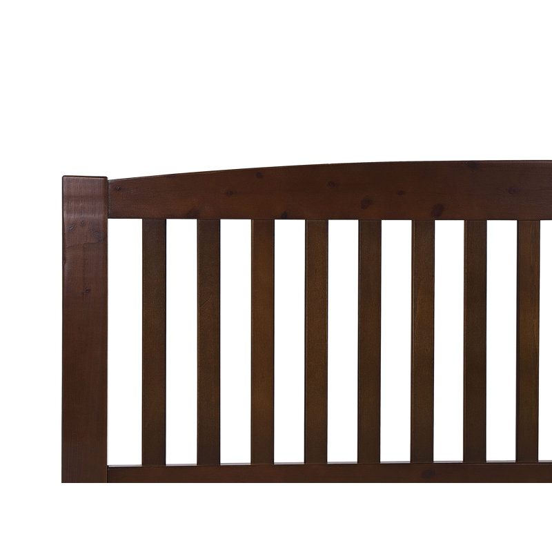 Storage Bed, Dark Wood, Euopean KingSize (160 x 200cm)