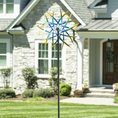 Metal Whirlwind Wonder Wind Spinner, 75in