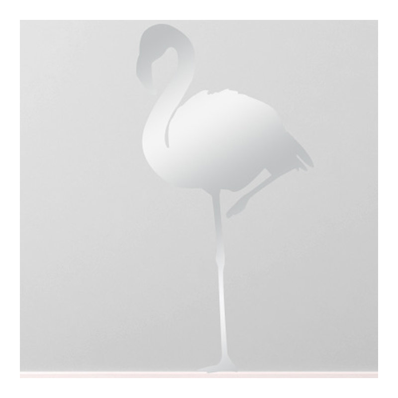 Animals Wall Decal, Medium, Shiny Silver