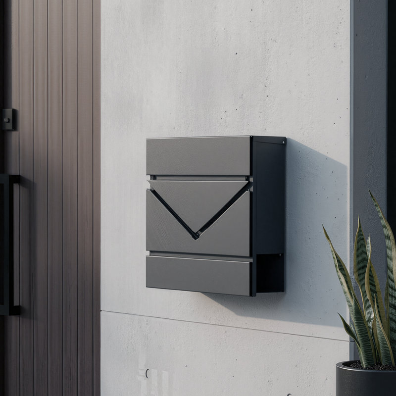 Metal Wall Mounted Post Box
