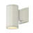 1-Light White Minimalist Wall Sconce