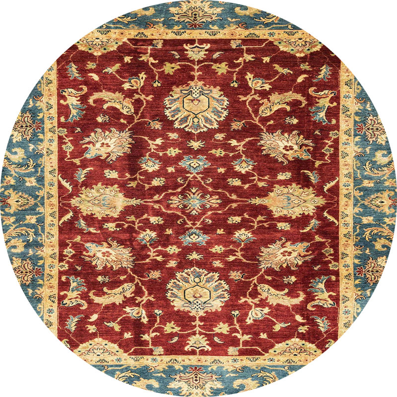 Tapis abstrait moderne 3240, Rond 6 pi