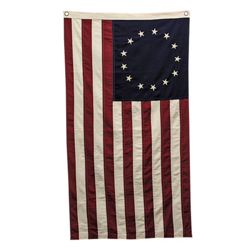 Natural Betsy Ross Flag, 32"x58"
