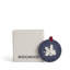 Festive Holly Ornament Mercury, Blue & White