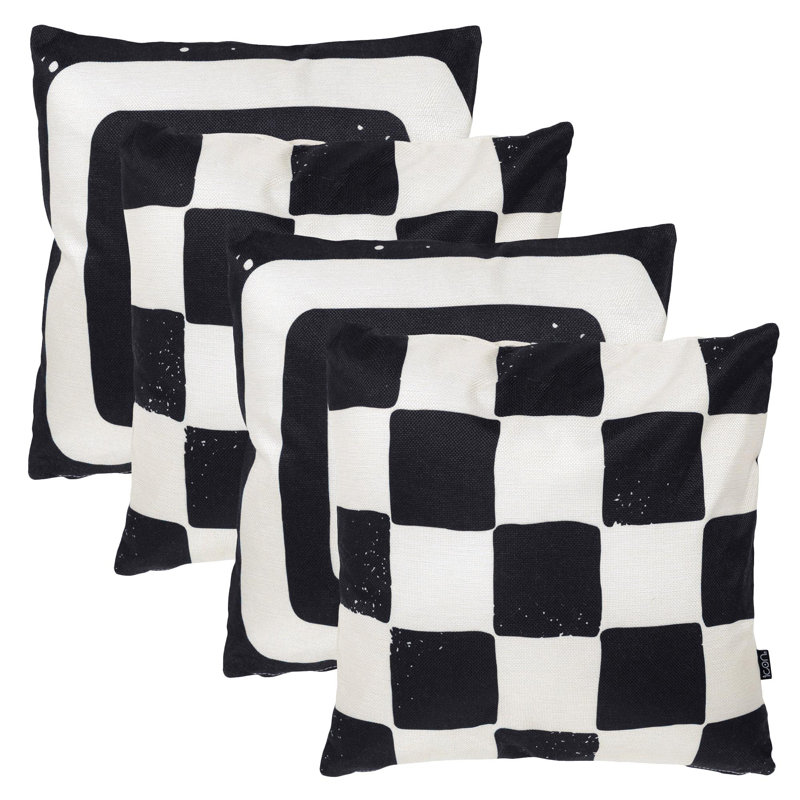Indoor / Outdoor Abstract Multi Square Cushion