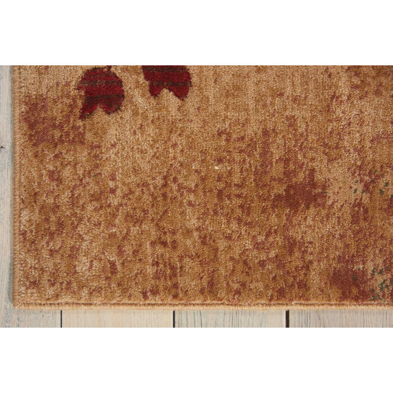 Tapis contemporain au lait Anastasia, Rectangle 3 pi 6 po x 5 pi 6 po