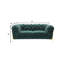 Soule - Causeuse transitionnelle en velours-457280212-457452749