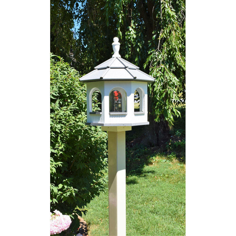 Station de ravitaillement Poly Octagon Gazebo, Gris / blanc