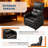 Power Recliner Chair, with Massage and Heat-334078331