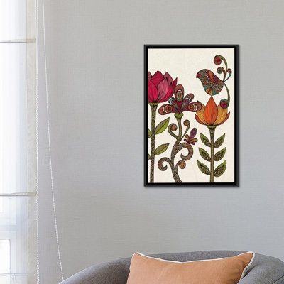 Dans le jardin, impression sur toile tendue