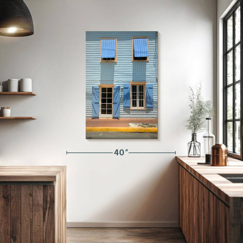 Pastel Florida Townhouse, H 39 po x l 26 po