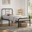Metal-Framed Bed with High Headboard-895866756-847307026
