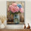 Pastel pivoine bouquet à la ferme III - pivoines, art mural