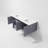 Geneva 60" Wall-Mounted Double Bathroom Vanity Set-694834941-744075739