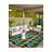 Green Leaf Patterned Woven Base Washable Rug-1062732859