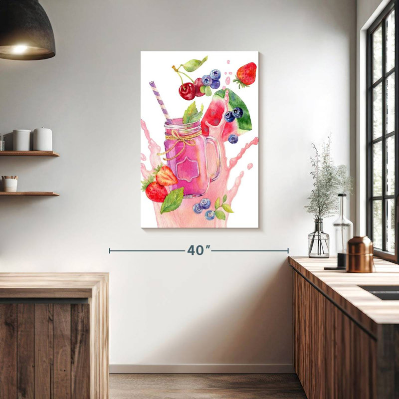 Yarlin Smoothie Splash, 39" H x 26" W